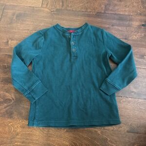 Tommy Bahama‎ Boys Size Small 5/6 Green Henley Top